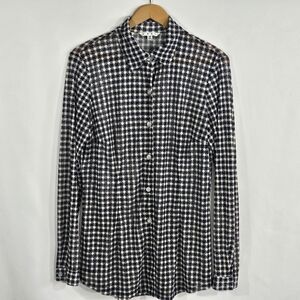 Vtg 90s Y2K Cabi Sheer Shirt